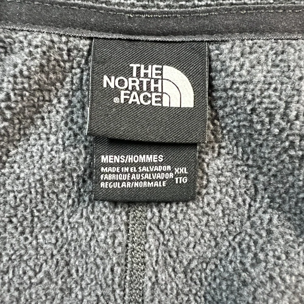 The‎ North Face 1/4 Zip Pullover Mens XXL Gray Textured Cap Rock Fleece Classic